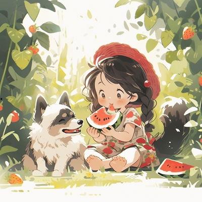 吃瓜女孩动漫头,揭秘二次元世界的独特魅力