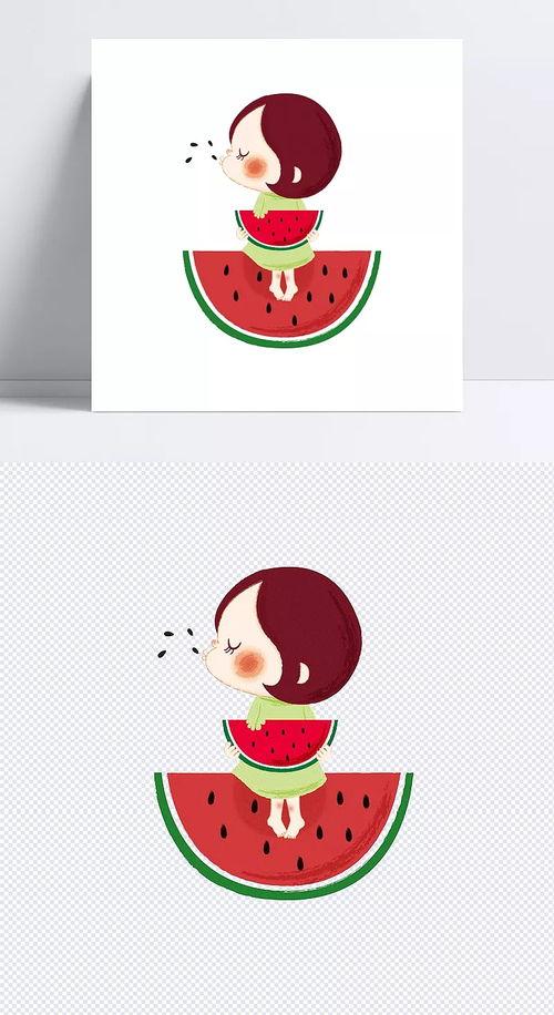 吃瓜 西瓜绘,西瓜绘里的甜蜜时光
