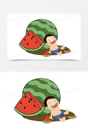 吃瓜 西瓜绘,西瓜绘里的甜蜜时光
