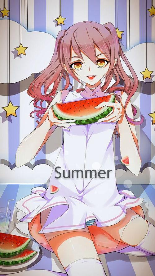 吃瓜少女画,揭秘流行插画背后的故事